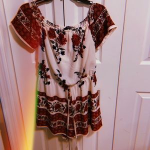 Super cute flowered romper